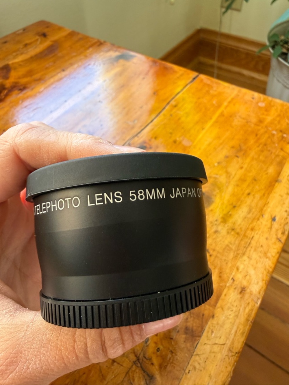 58 mm camera telephoto lense for canon camera